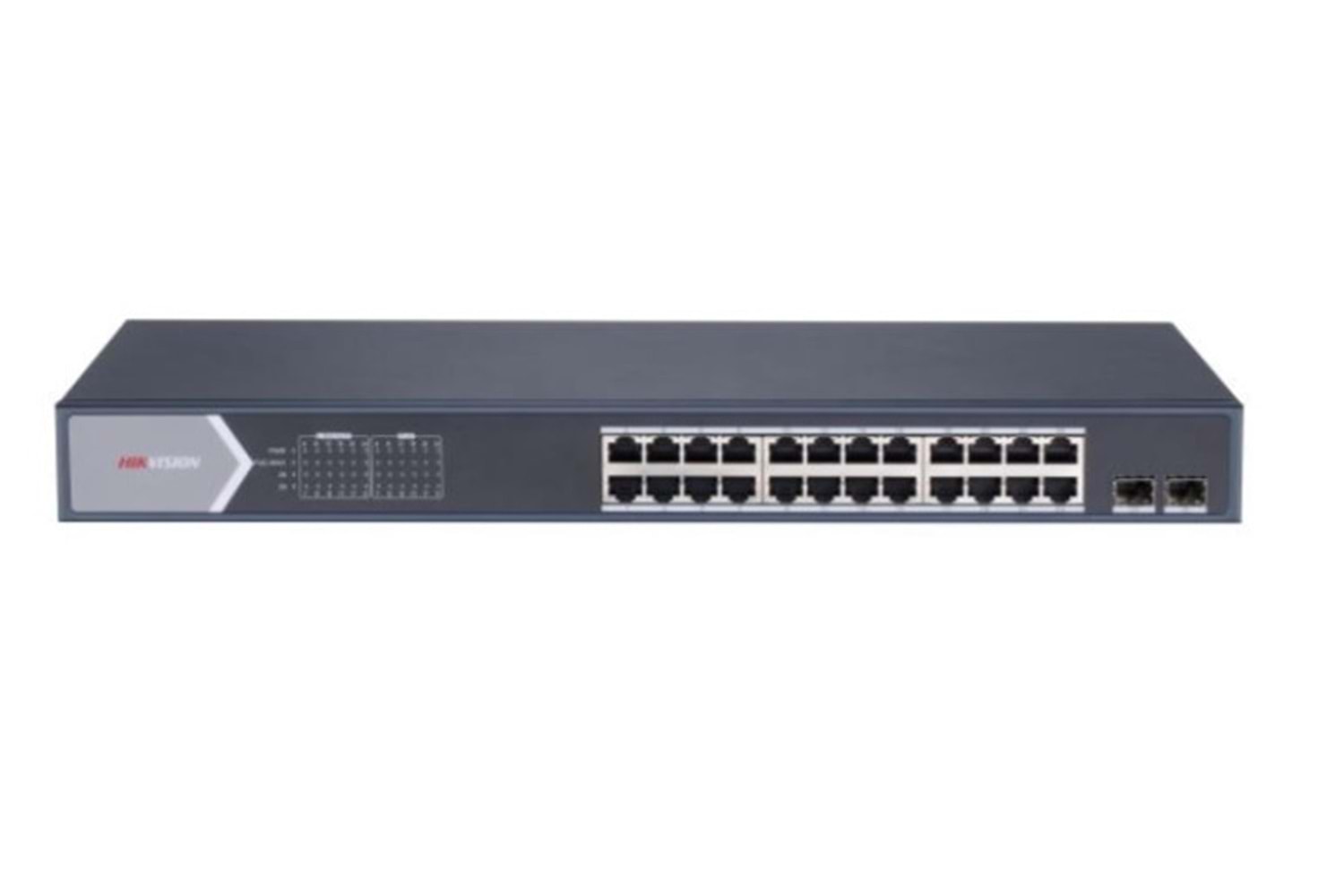Hikvision DS-3E1526P-SI 26 Port Gbit 24 Port Poe 370W 1xGbit+1xSFP Uplink Yönetilebilir Switch 