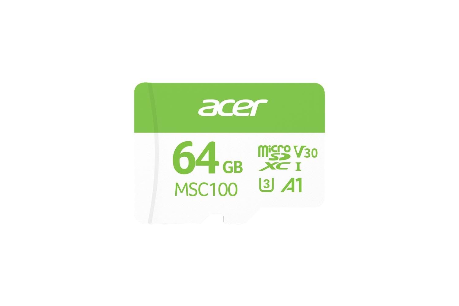 Acer MSC100 64GB microSD U3 V30 A1 Aksiyon Kamera & Güvenlik Kamerası Uyumlu