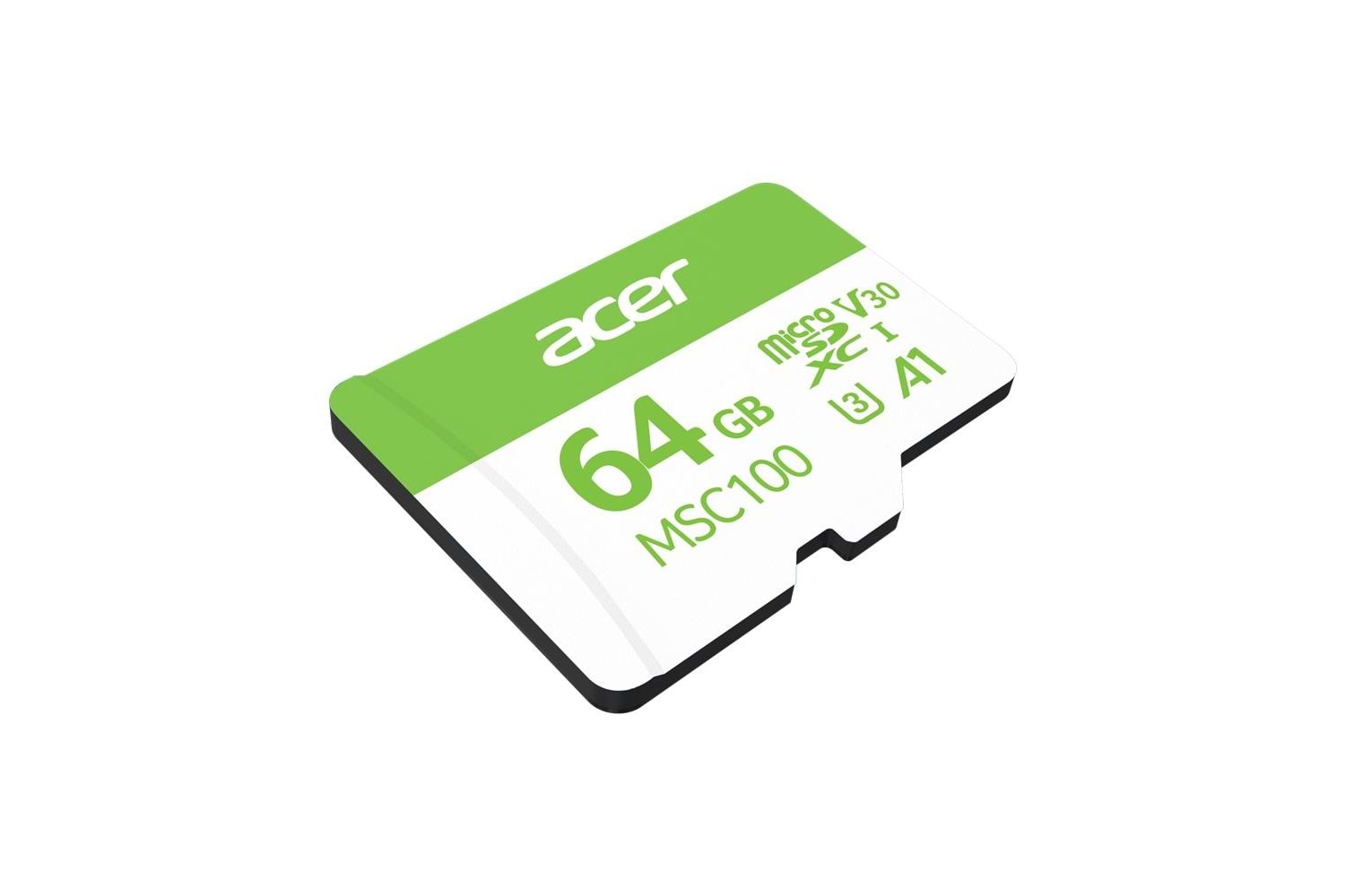 Acer MSC100 64GB microSD U3 V30 A1 Aksiyon Kamera & Güvenlik Kamerası Uyumlu