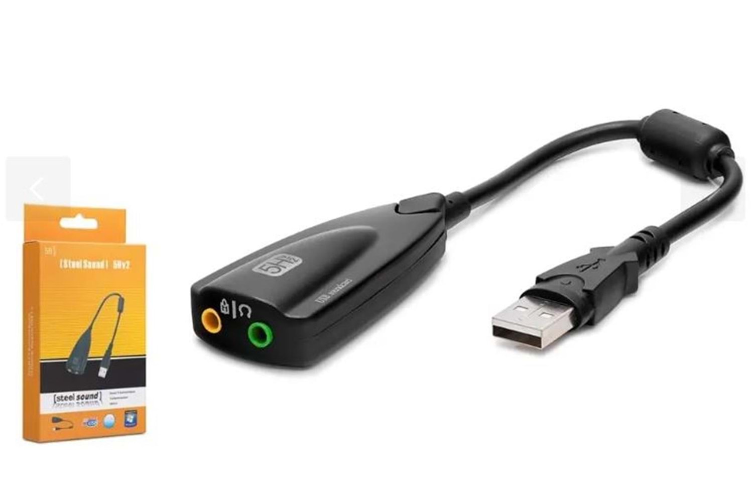 HADRON HDX5254 USB Harici Ses Kartı 7.1 Siyah