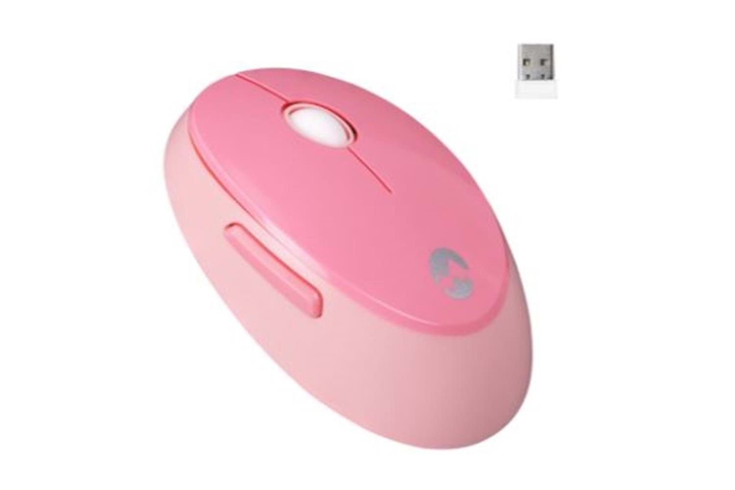 Everest ROUND KM-6282 Renkli Tuşlu Pembe Kablosuz Q Multimedia Klavye + Mouse Set