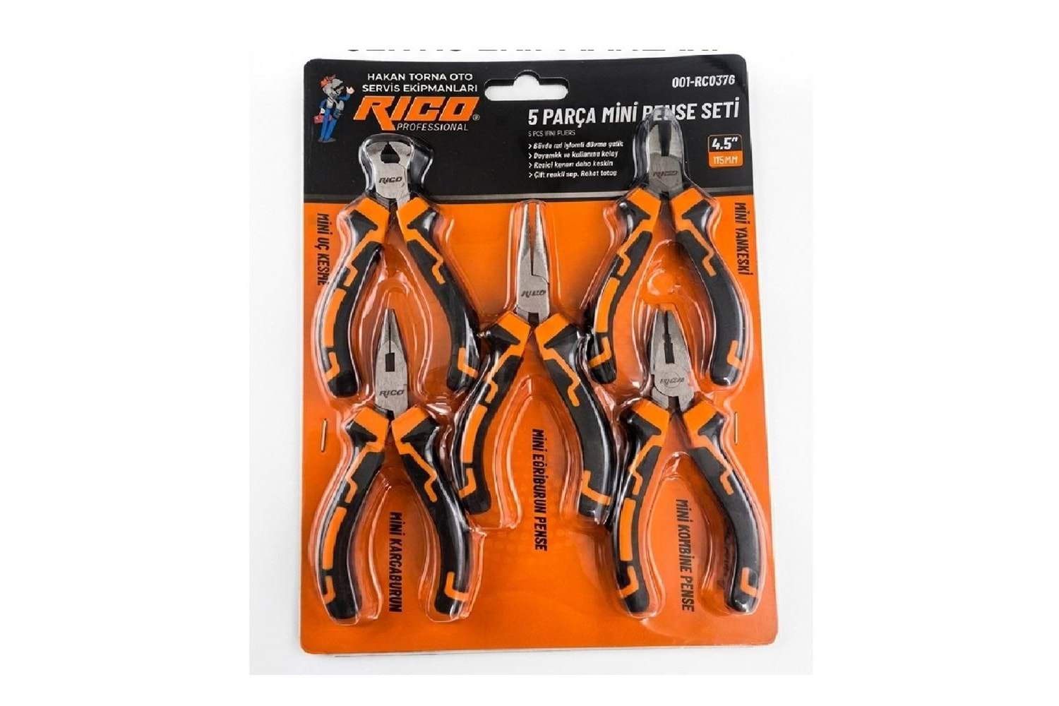 Rico Rc-0376 5 Parça Mini Pense Seti 