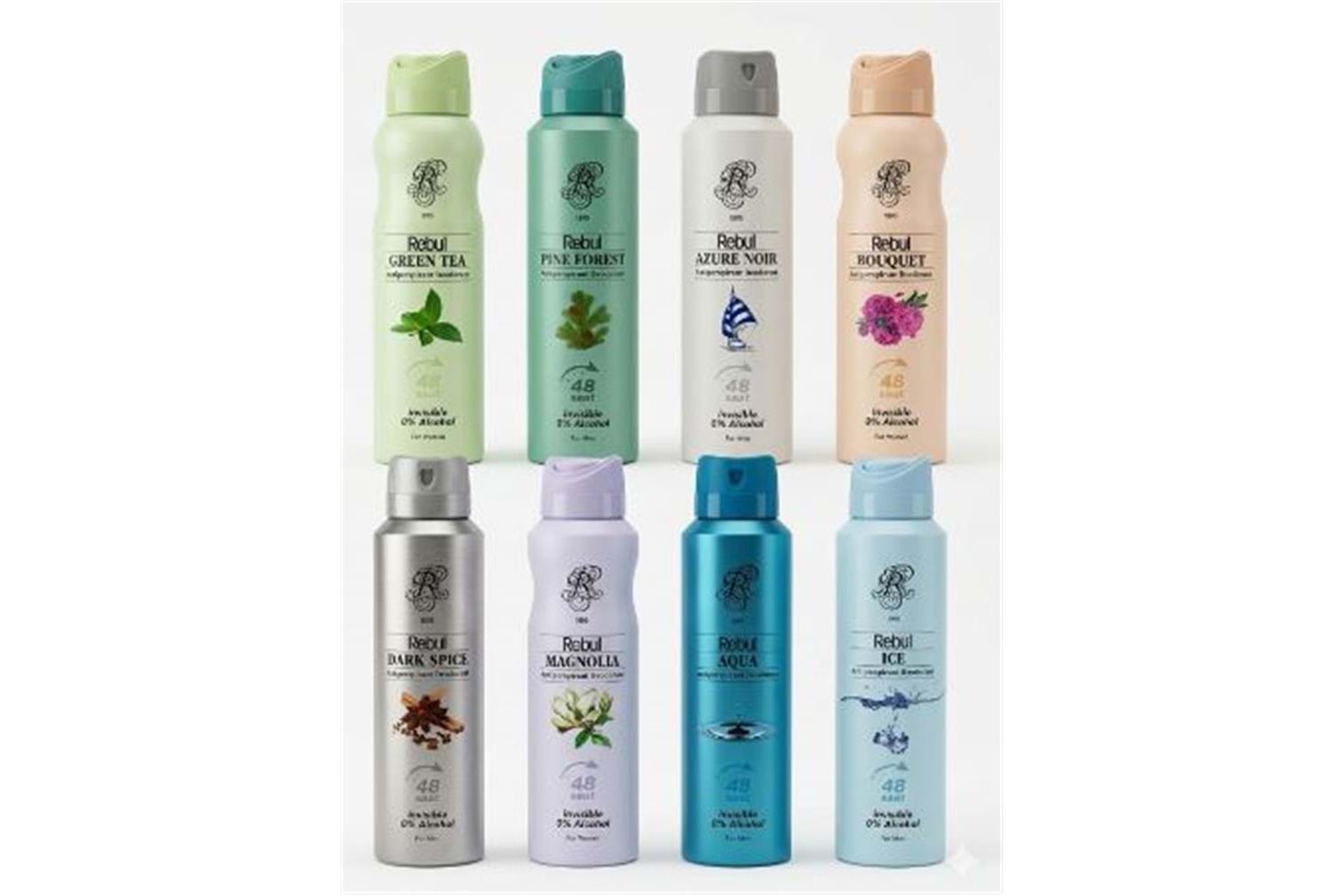 Rebul Azure Noir 150ml Bay Deodorant 