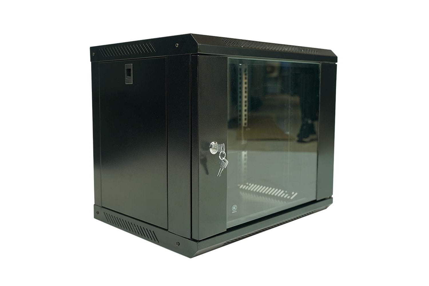 Racksan ML-6409S 9U Duvar Tipi Kabinet (450-530-400) Raf+Fan+Priz