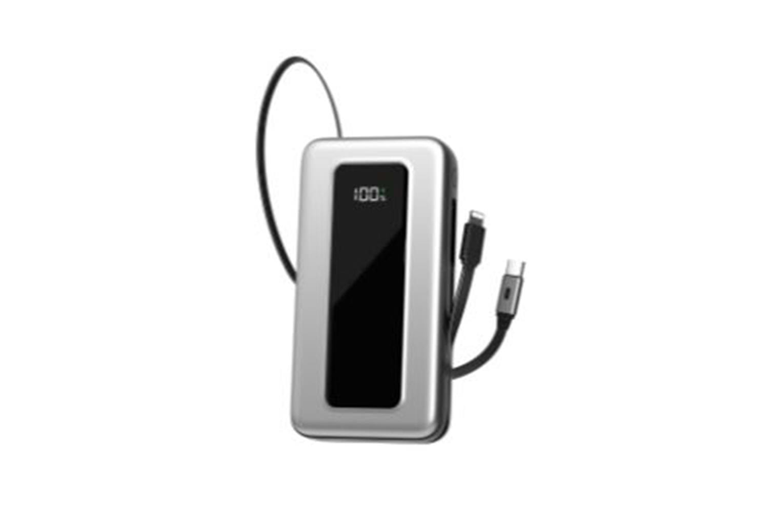 S-link IP-G20M 20000mAh PD65W Makaralı Siyah LCD Taşınabilir Pil Şarj Cihazı Powerbank