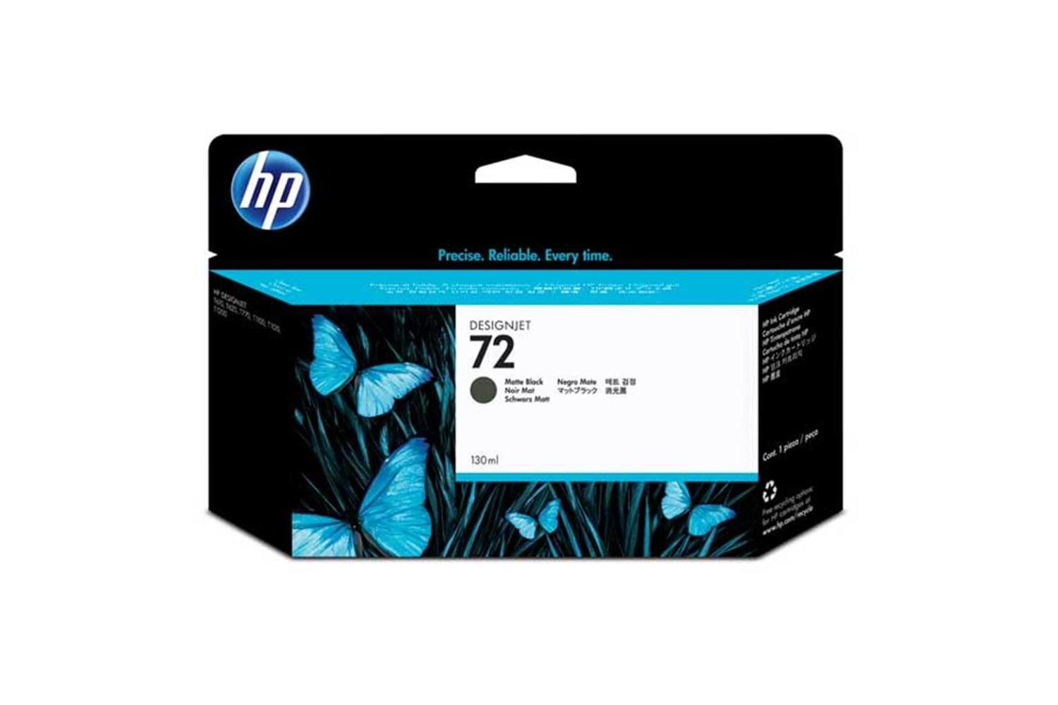 HP 72 Matte Black Mat Siyah 130ML Plotter Kartuşu C9403A