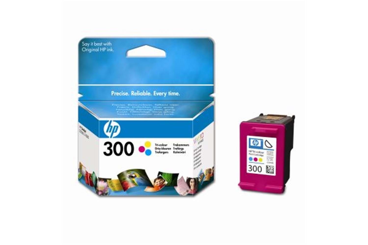 HP 300 Color Renkli Kartuş CC643EE