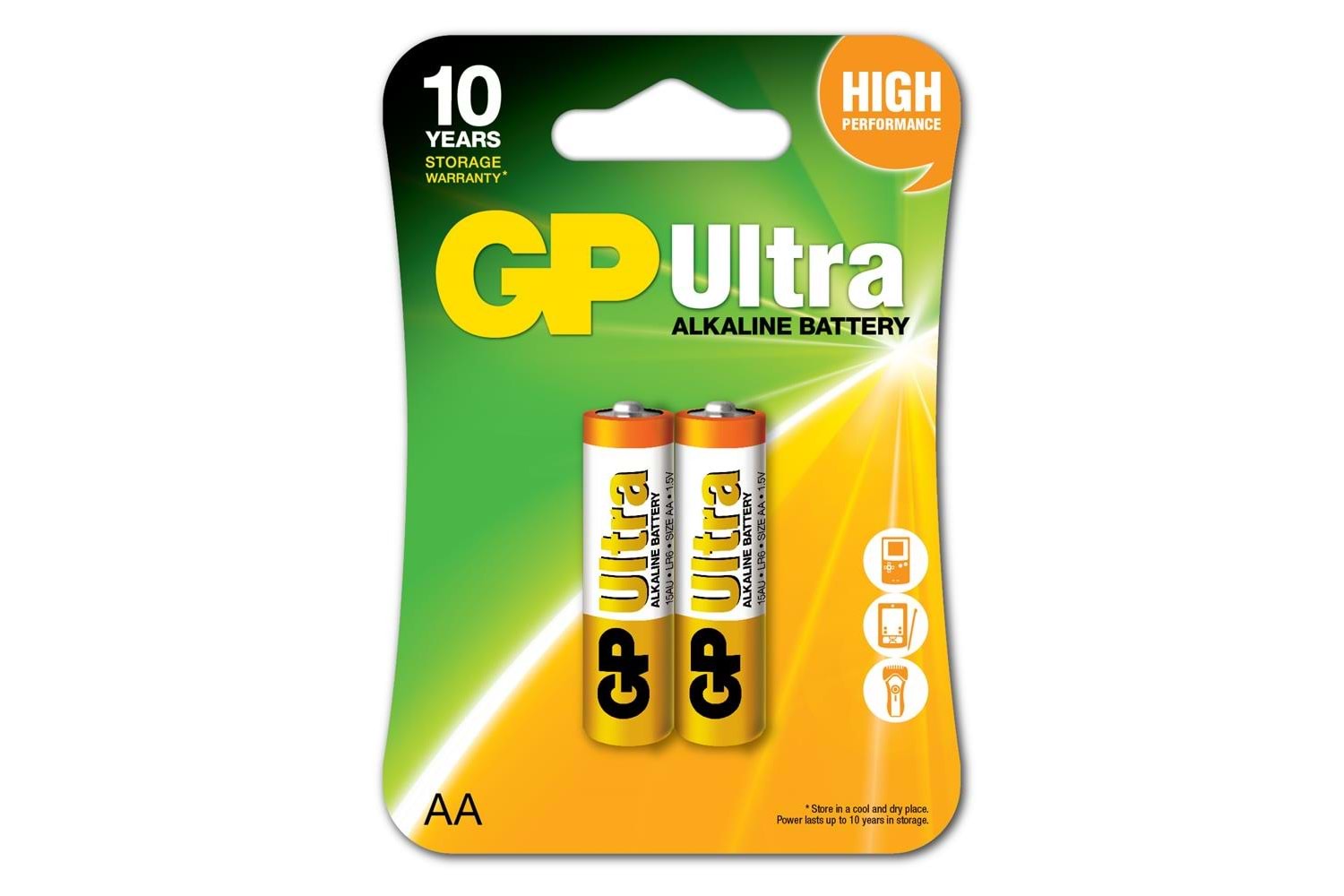 Gp LR6 AA Boy Ultra Alkalin Kalem Pil 2'li Paket GP15AU-U2