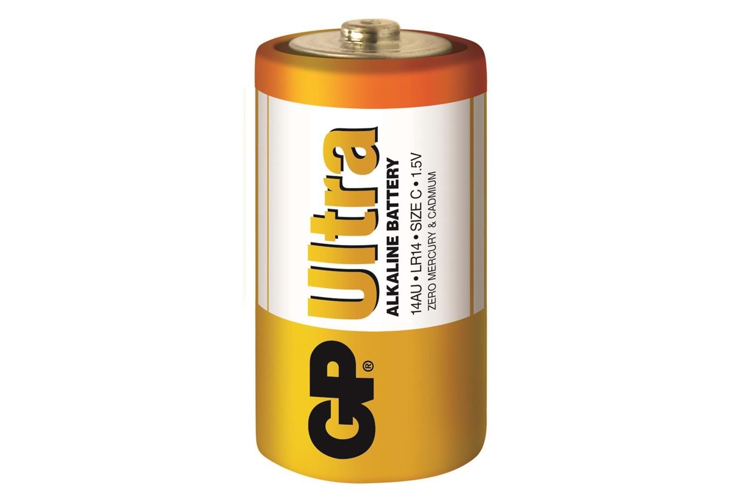 GP LR14 Orta Boy Ultra Alkalin Pil 2'li Paket GP14AU-U2 C Boy