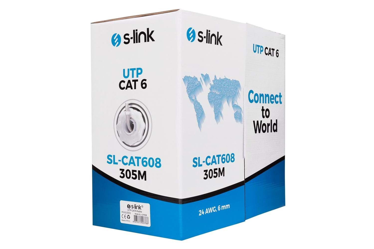 S-link SL-CAT608 305mt Utp Cat6 Kablo 24awg