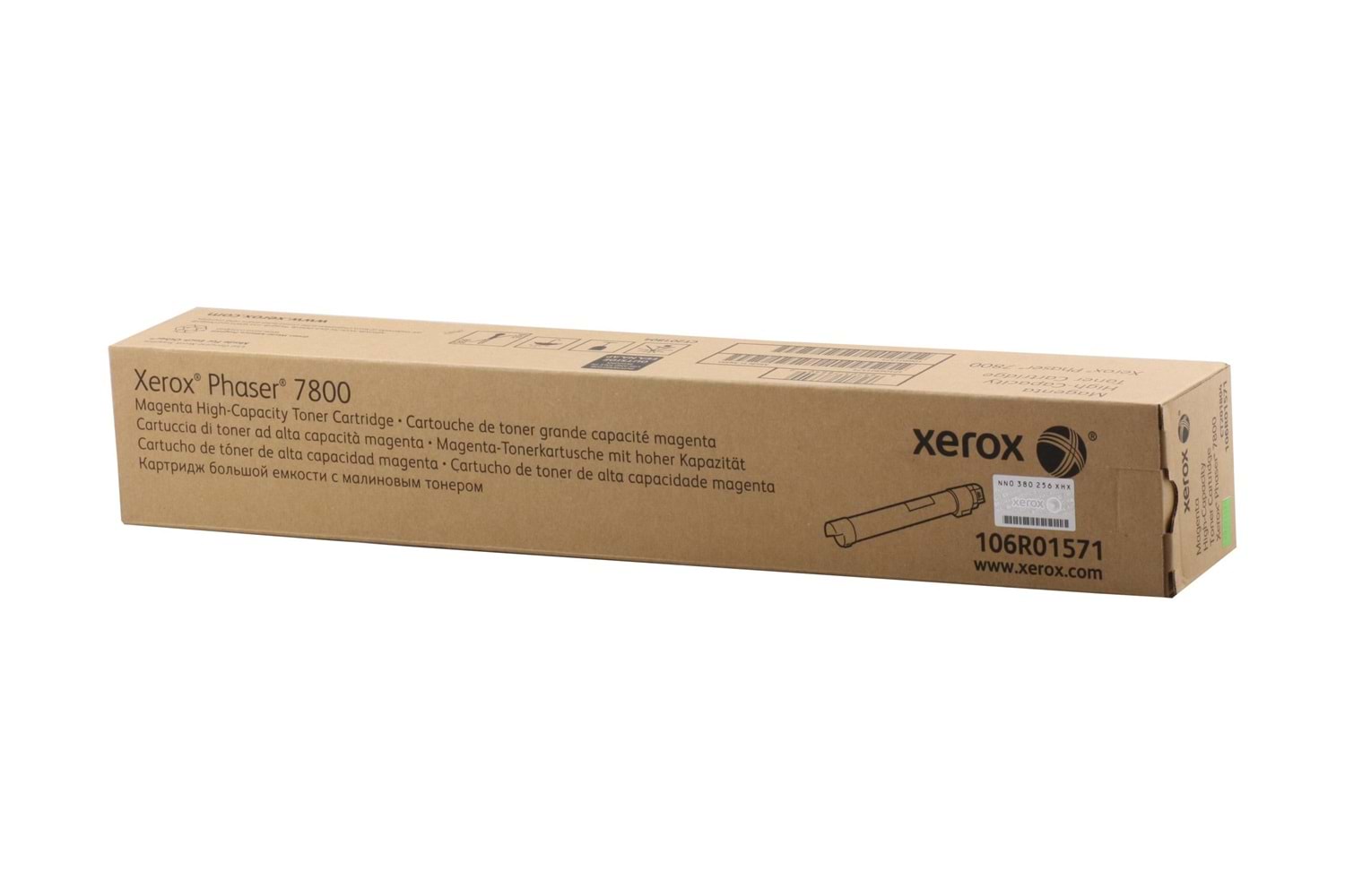 Xerox 106R01571 Phaser 7800 Yüksek Kapasite Magenta Kırmızı Toner 17.200 Sayfa