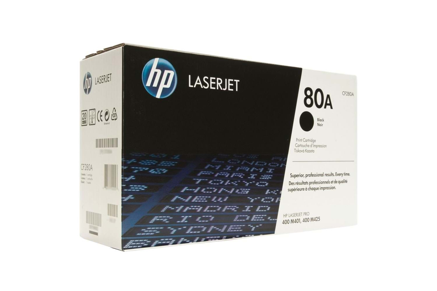 HP 80A Black Siyah 2.700 Sayfa Toner CF280A