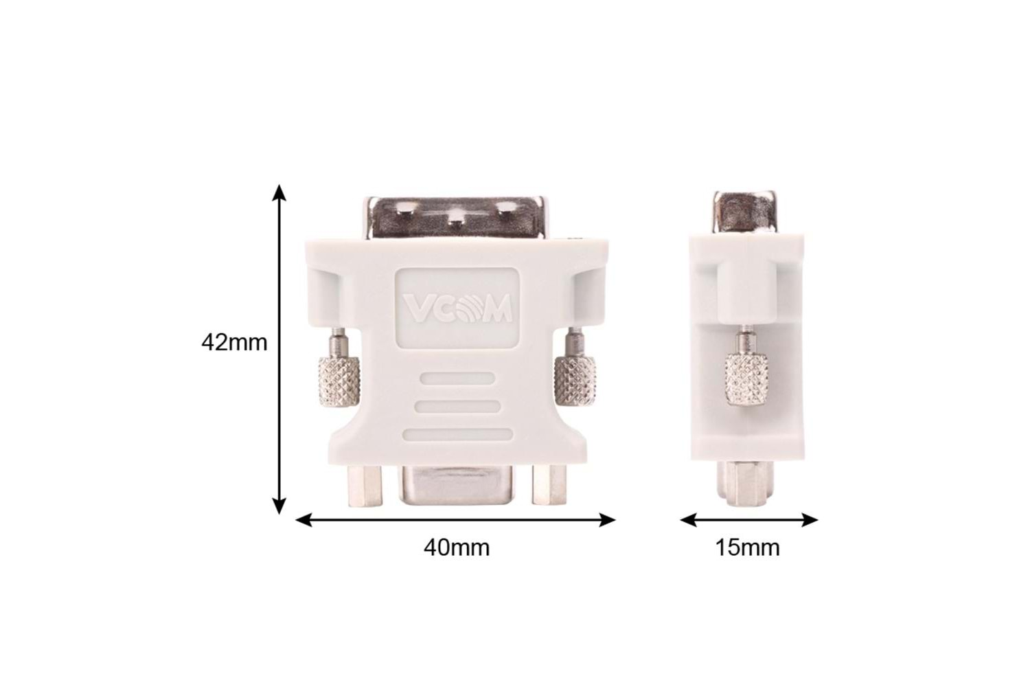 Vcom CA301 Dvi 24+5 Erkek To Vga Dişi Dönüştürücü