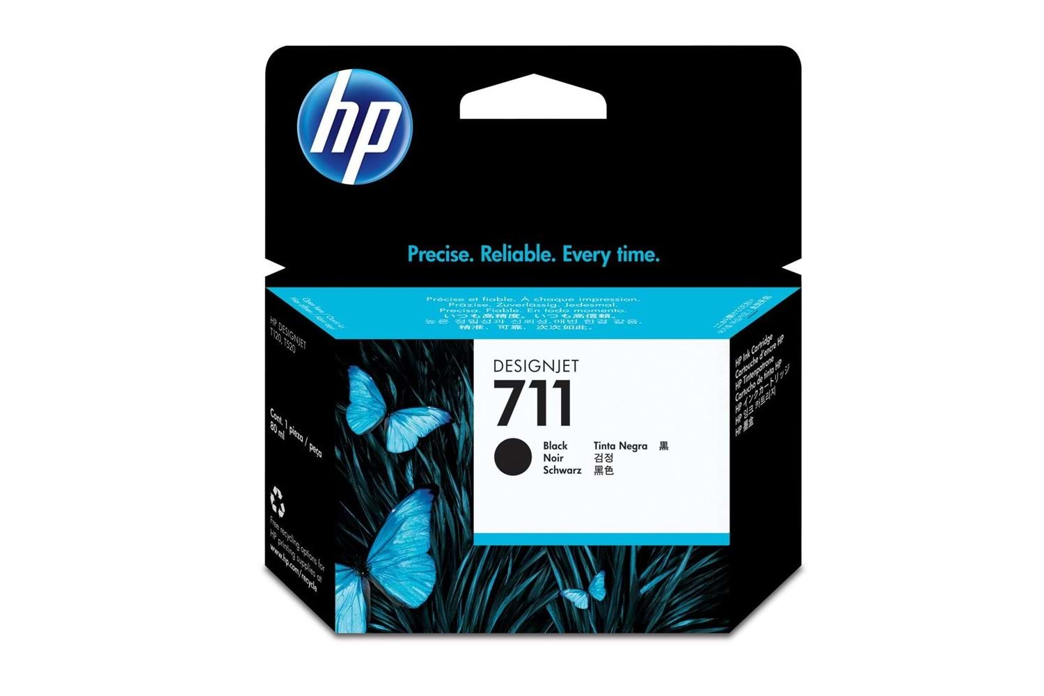 HP CZ133A 711 Black Siyah 80ML Plotter Kartuşu