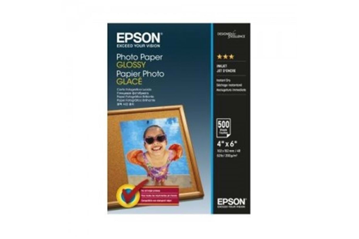 Epson 10x15 200Gram 500'lü Fotoğraf Kağıdı S042549