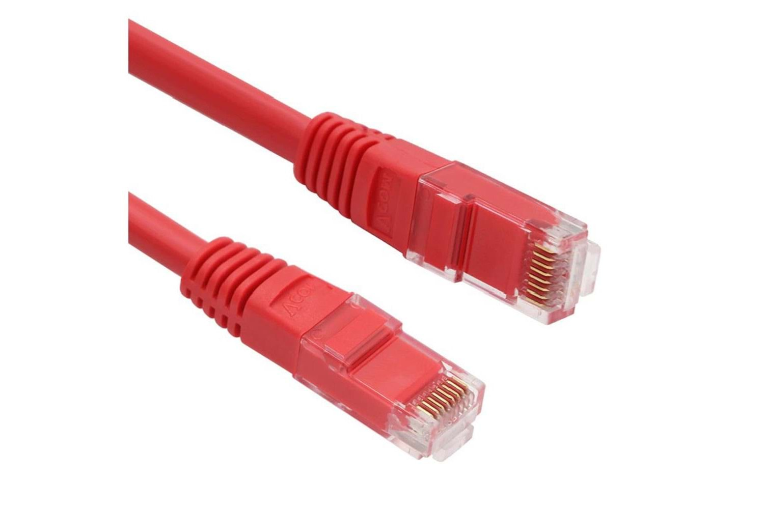 Vcom NP611B-R-10.0 Cat6 10.0MT Kırmızı Utp Patch Kablo