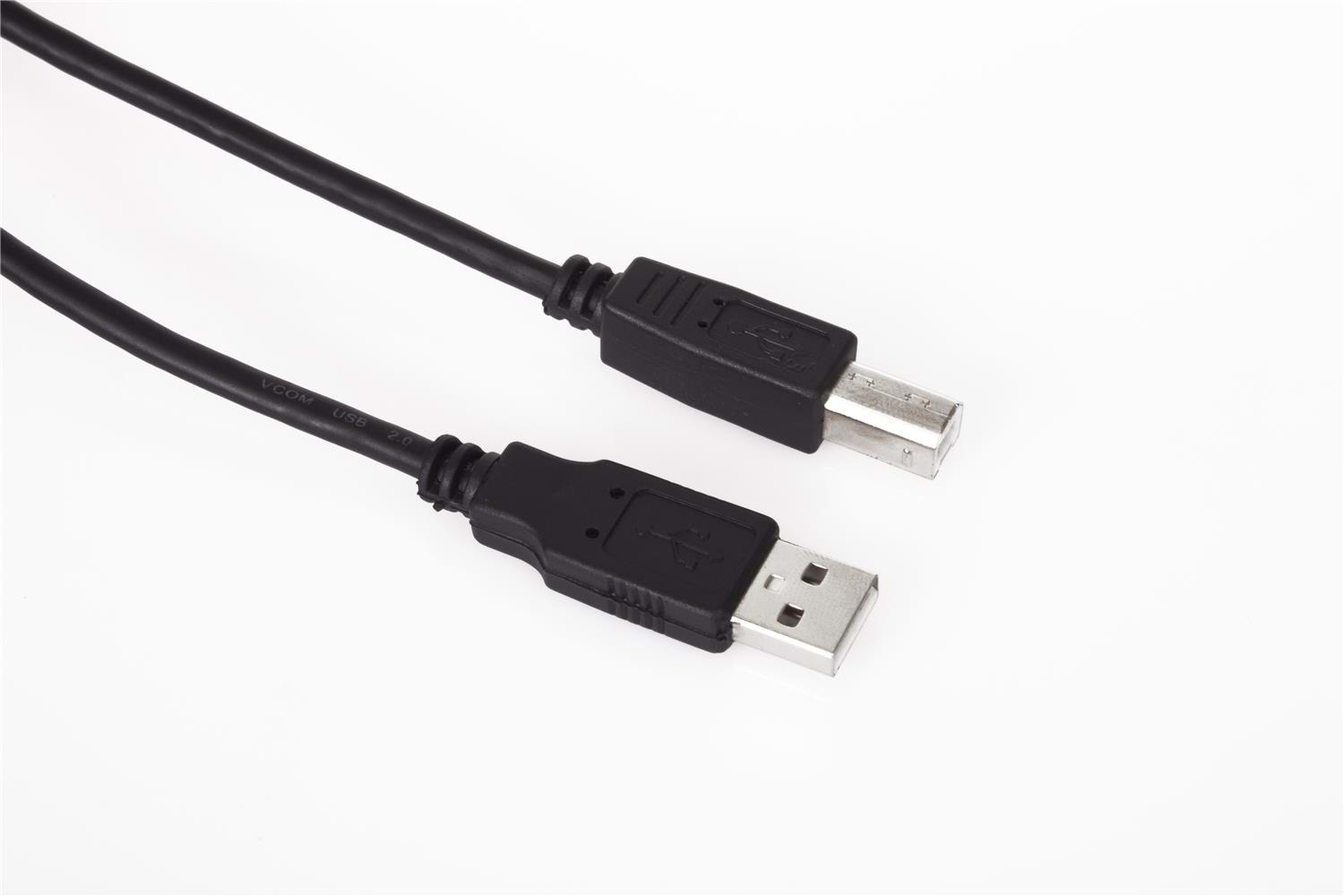 Vcom CU201-B-5.0 5MT Siyah 2.0V Usb 2.0 Yazıcı Kablosu