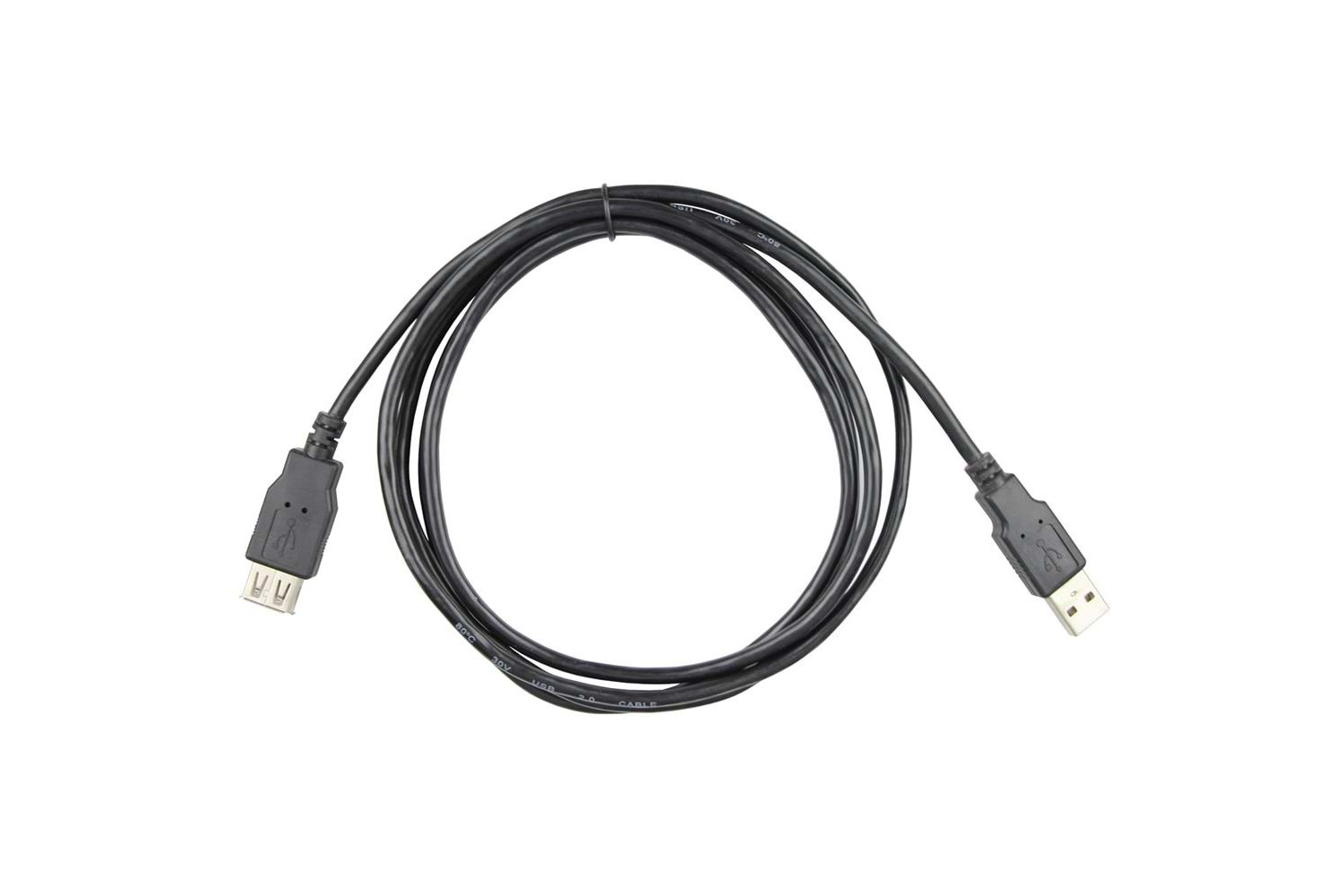 Vcom CU202-B-1.8 Siyah 1.8MT Usb 2.0 Uzatma Kablosu