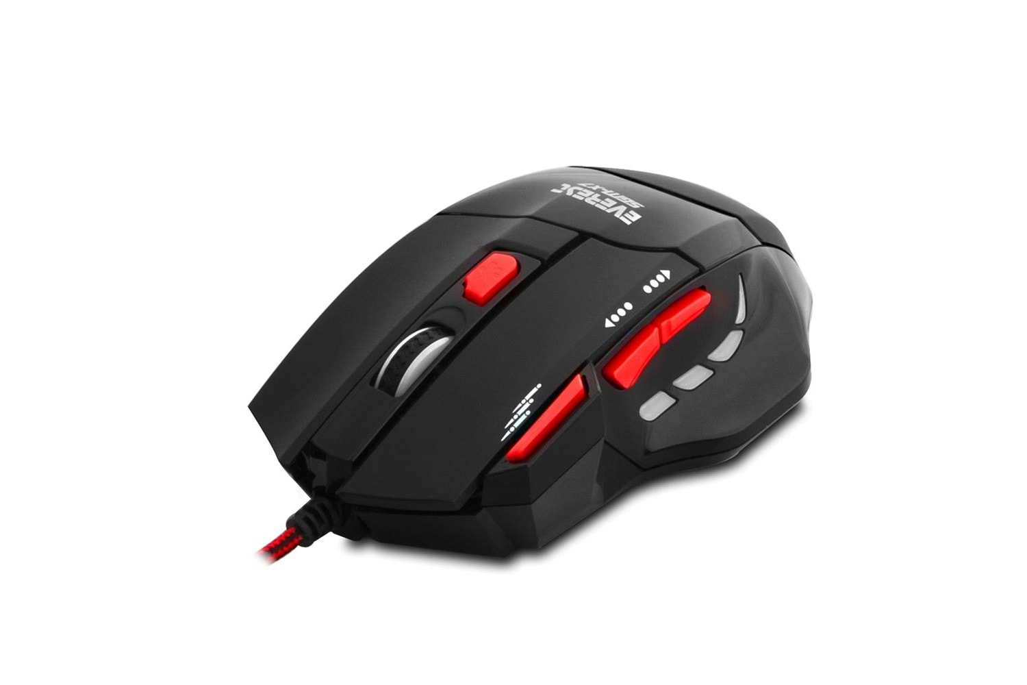 Everest SGM-X7 Usb Siyah Makrolu 7200dpi Oyuncu Mouse +Gaming Mouse Pad