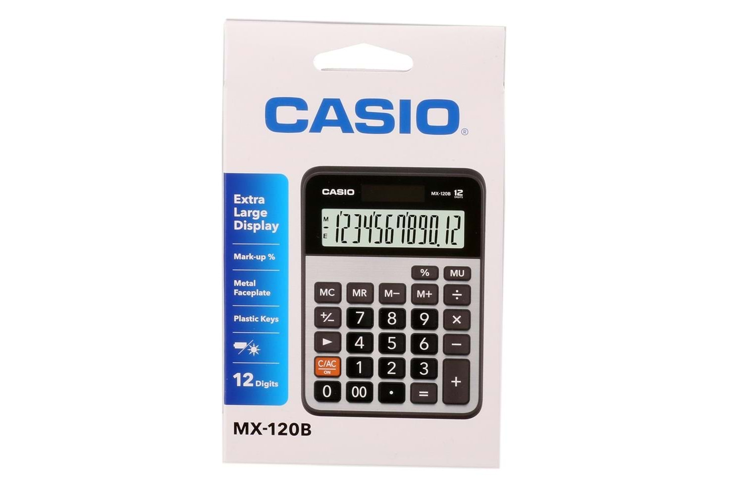 Casio MX-120B 12 Hane Masa Üstü Hesap Makinesi