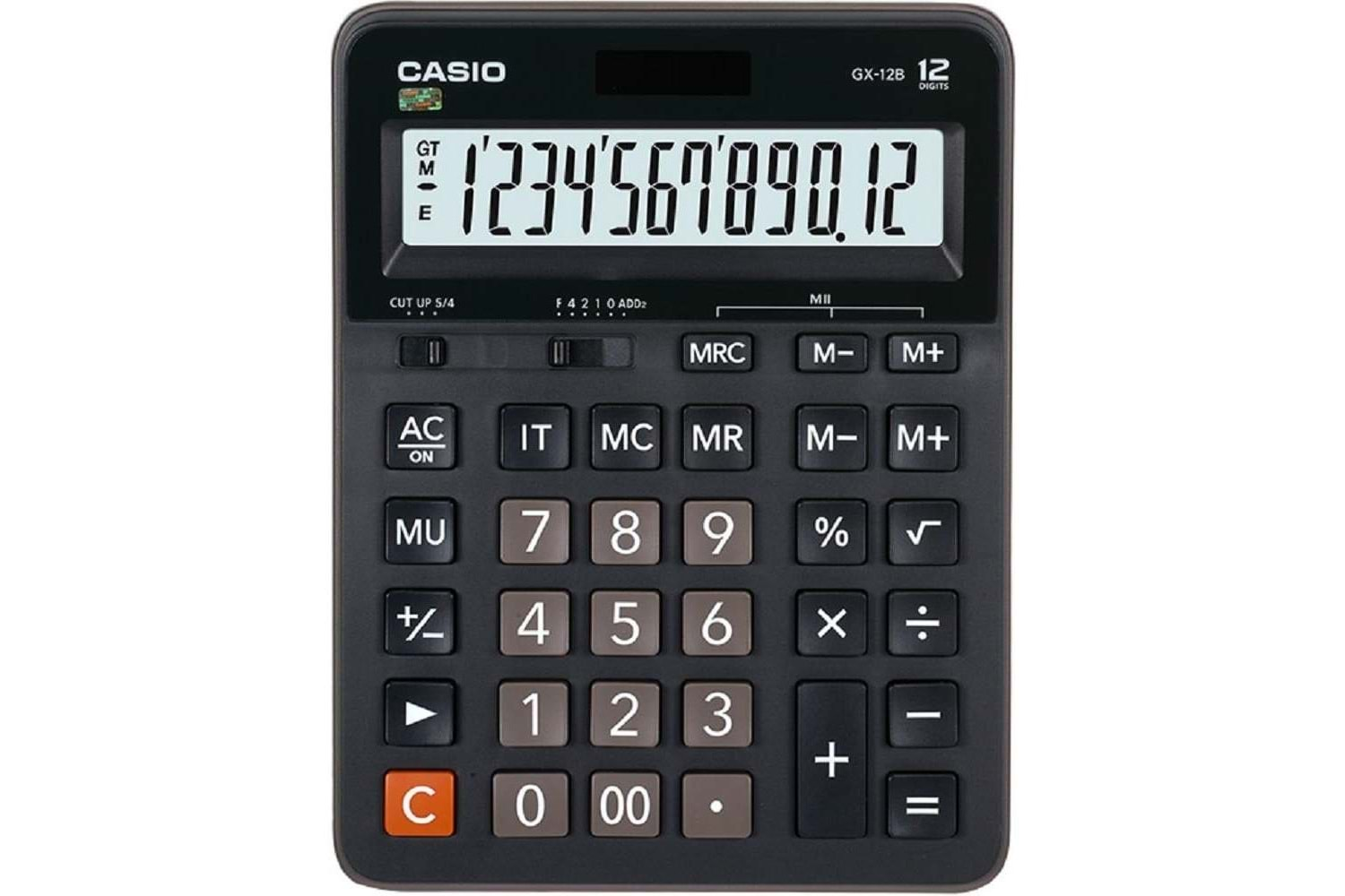 Casio GX-12B 12 Hane Masa Üstü Hesap Makinesi