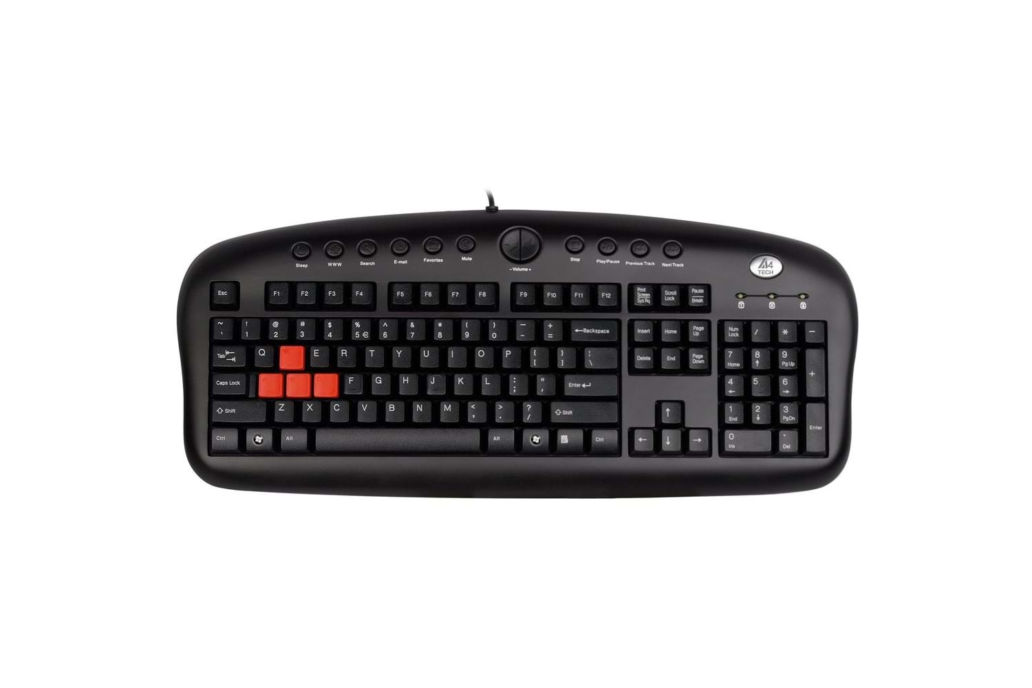 A4 Tech Kb-28G Siyah Usb Multımedya Gamer Klavye