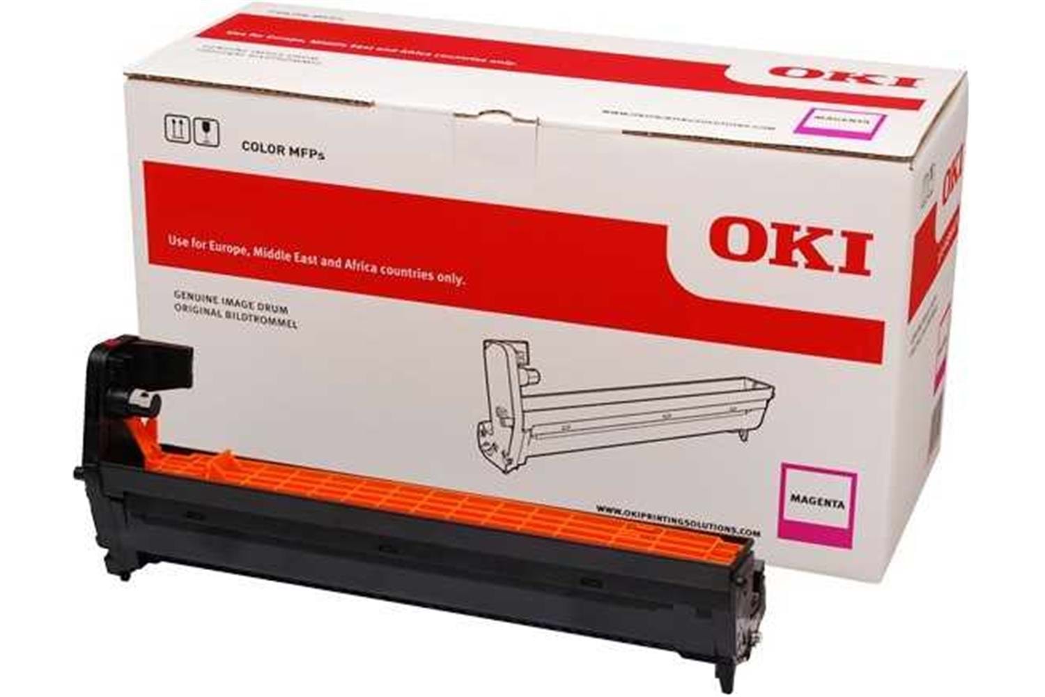 Oki C532-542 MC563-573 30Bin Sayfa Magenta Kırmızı Drum 46484106