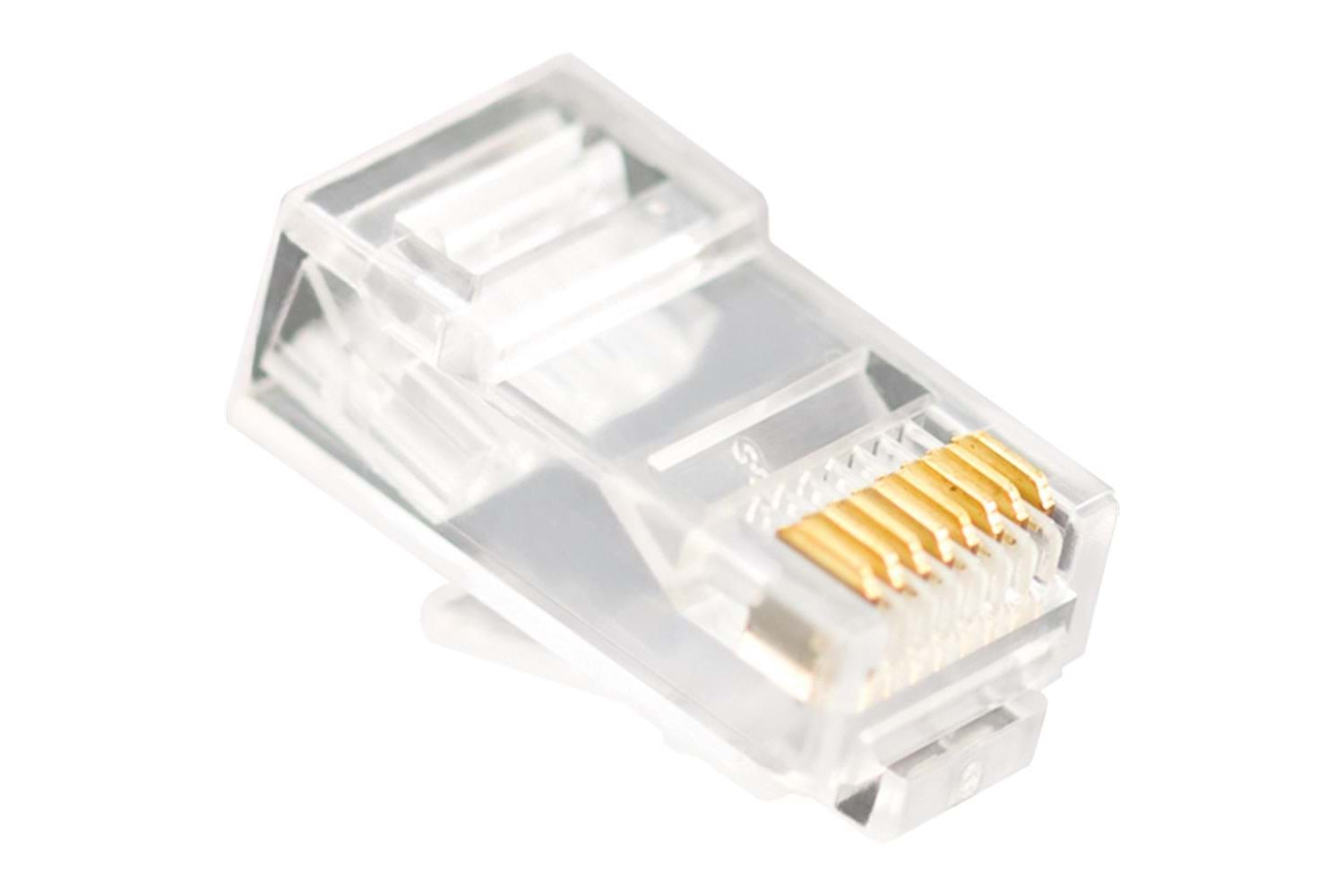 Vcom NM006 20li Plastik RJ45 8P8C Cat6-UTP-RJ45-3u Konnektör