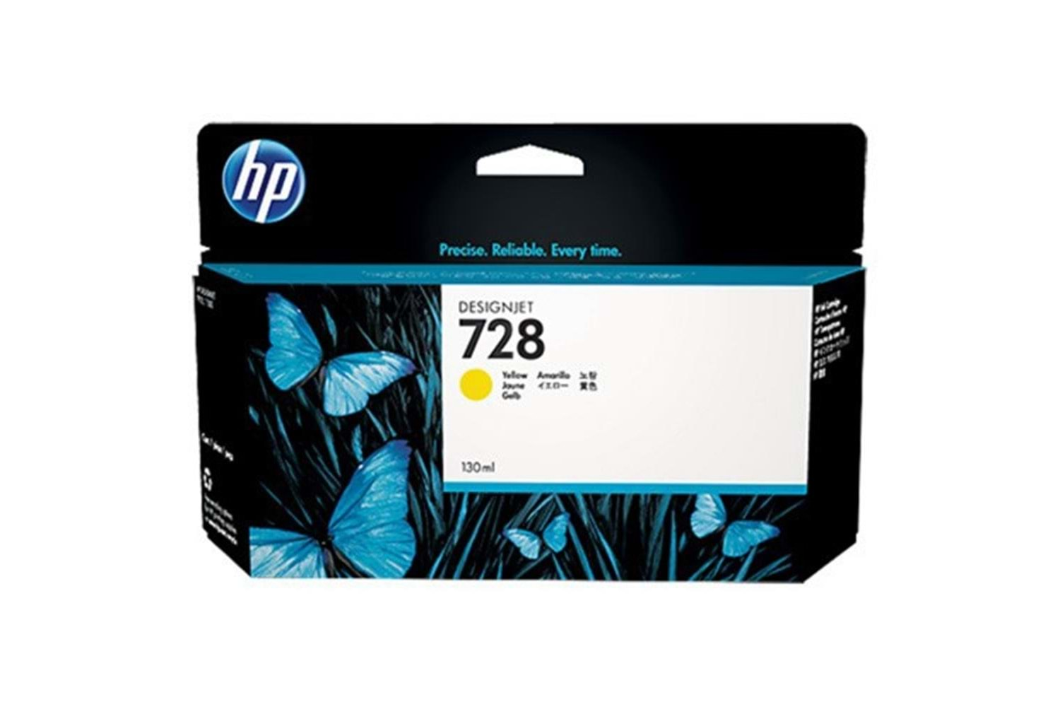 HP 728 Yellow Sarı 130ML Plotter Kartuşu F9J65A