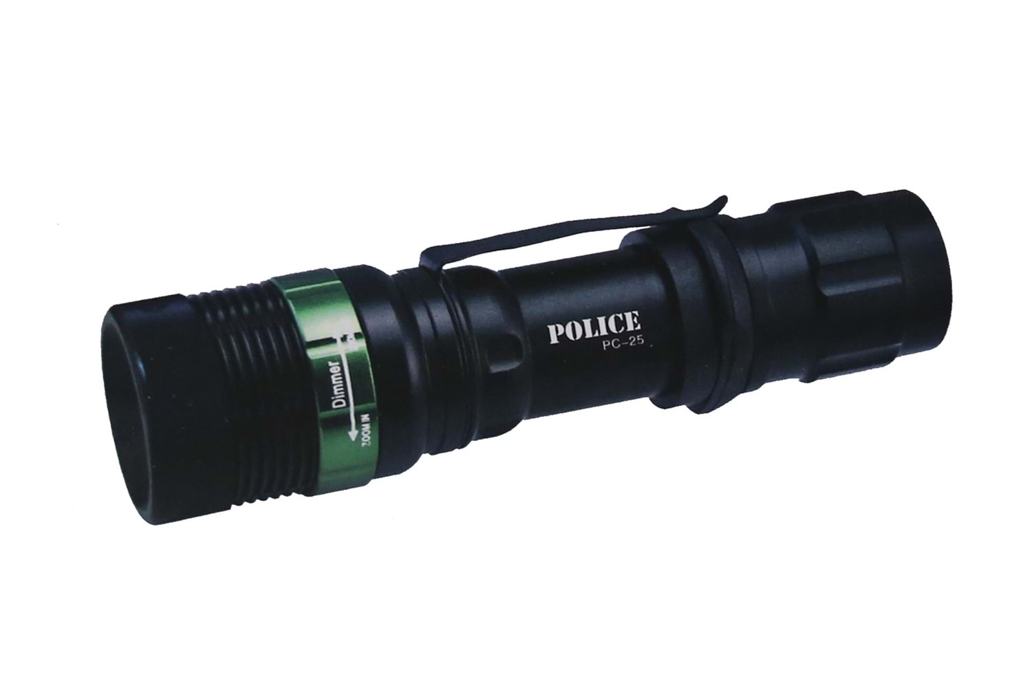 Polıce PC-25 CREE Led + Zoom El Feneri ( 3 Tane İnce Kalem Pille Çalışır)