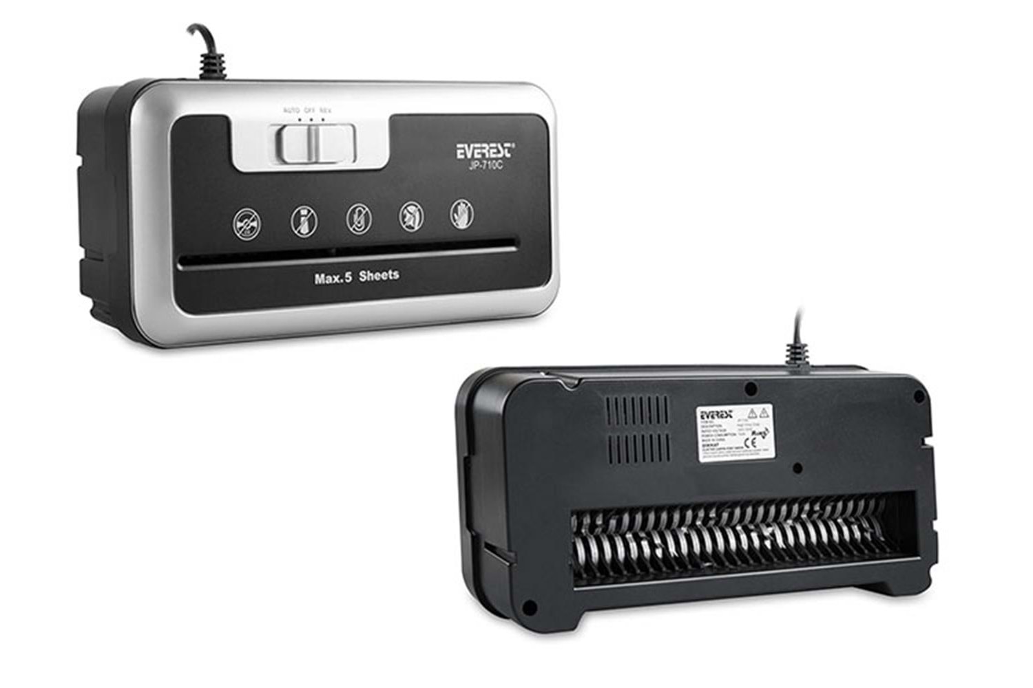 Everest JP-710C Kağıt Kesme Cross Cut Paper Shredd İmha Makinesi