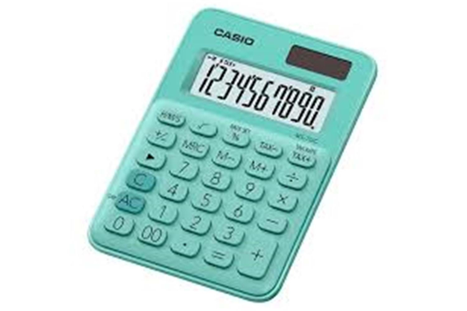 Casio MS-7UC-GN 10 Hane Yeşil Masa Üstü Hesap Makinesi