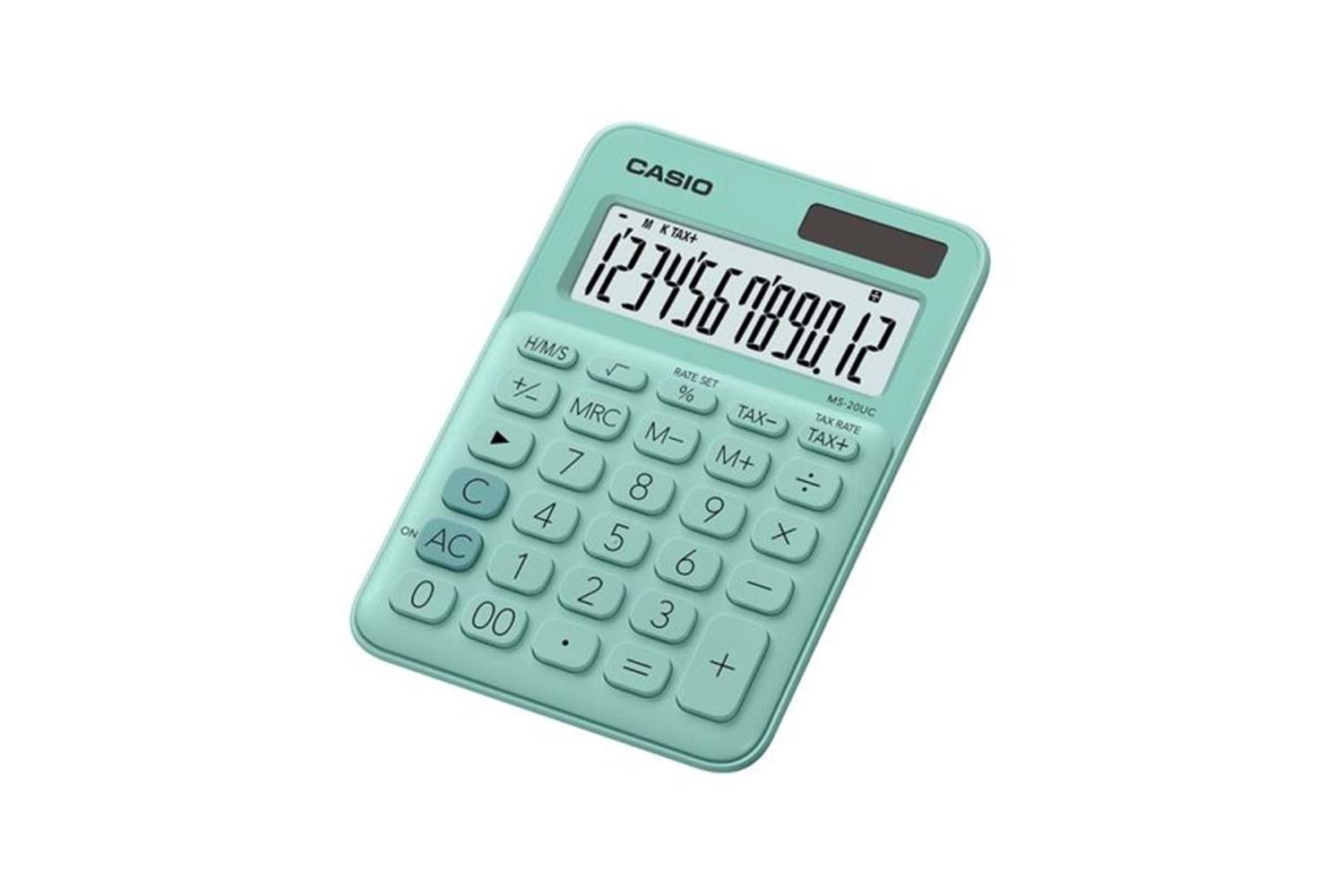 Casio MS-20UC-GN 12 Hane Yeşil Masa Üstü Hesap Makinesi