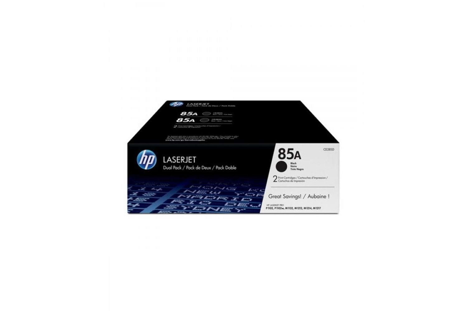 HP 85AF Black Siyah Çiftli 1.600 Sayfa Toner CE285AF