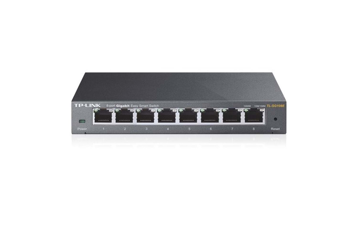 Tp-Link TL-SG108E 8 Port 10-100-1000 Mbps Easy Smart Switch Çelik Kasa