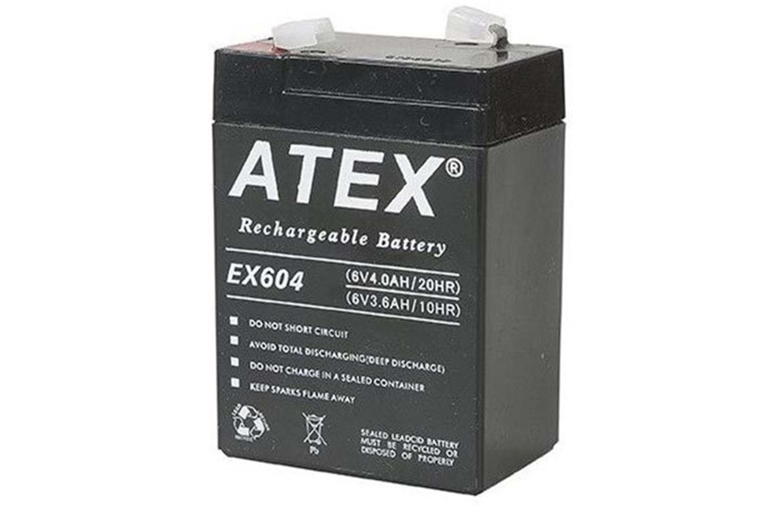 Atex LT-44 4V 4.4AH Fener Aküsü