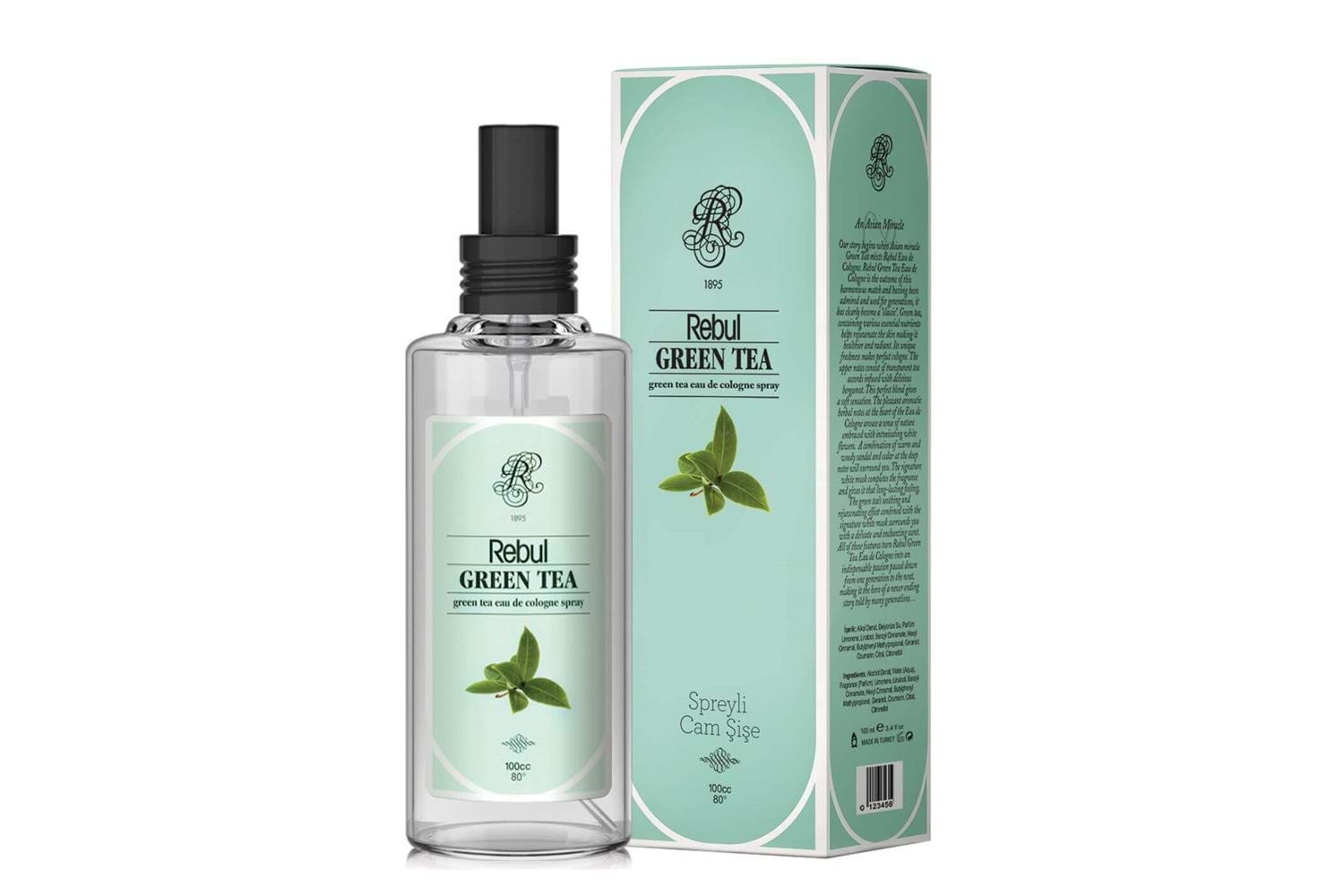 Rebul Green Tea 100 ml Spreyli Kolonya