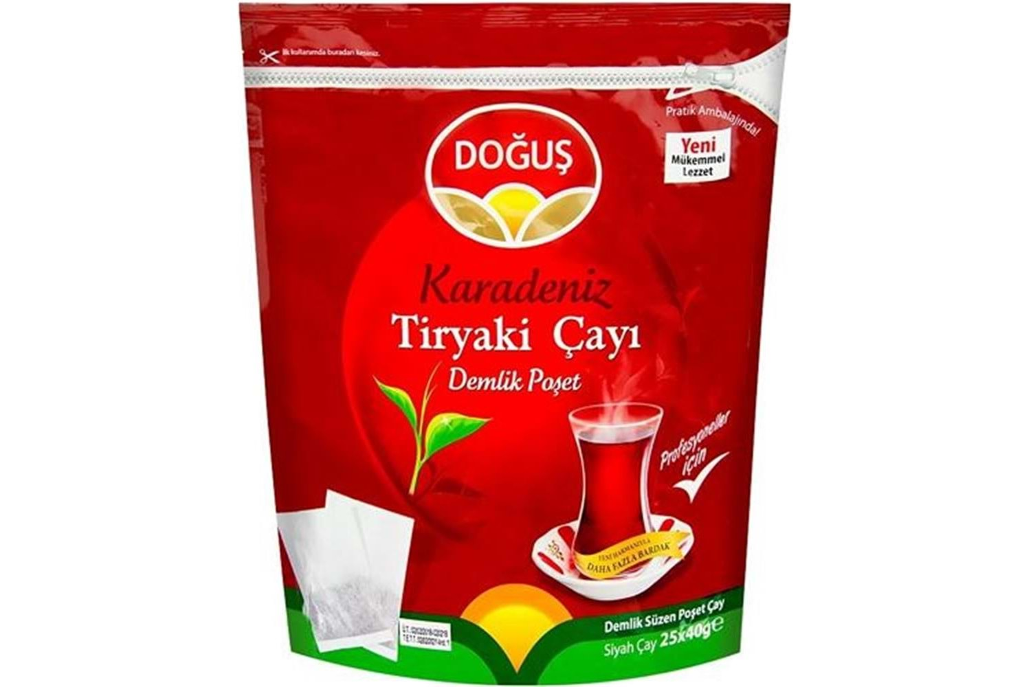 Doğuş Karadeniz Tiryaki Demlik Poşet Çay 25x40 gr