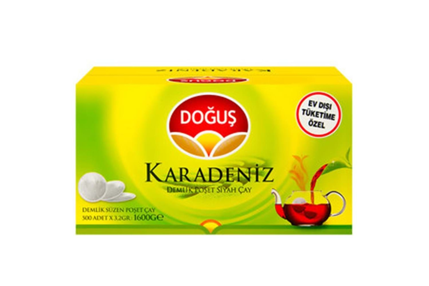 Doğuş Karadeniz Demlik Poşet 500x3.2 gr Bergamot Çay