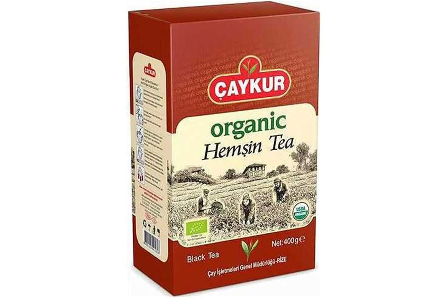 Çaykur Organik Hemşin Karton Kutu Çay 400 gr