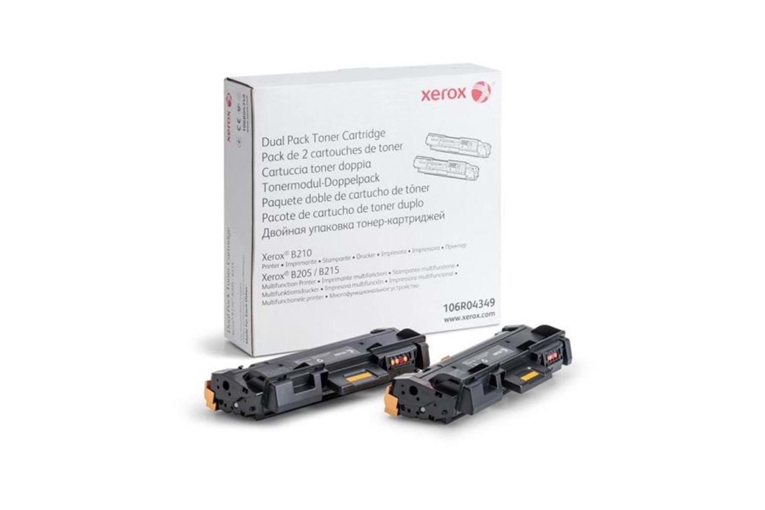 Xerox 106R04349 B210 B205 B215 Dual Pack Toner 6000 Sayfa