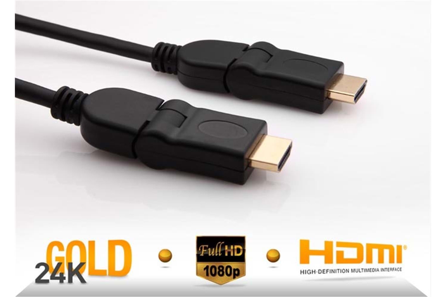 S-link SLX-318 HDMI M-M 5m Altın Uçlu 24K + L Kon. 1.4 Ver. 3D Kablo