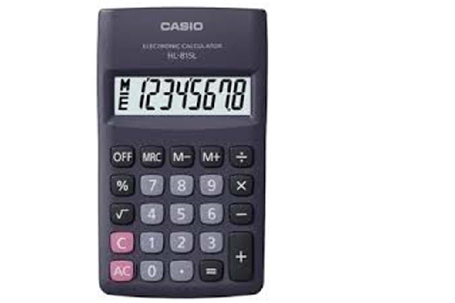 Casio HL-815L-BK 8 Hane Siyah Hesap Makinesi