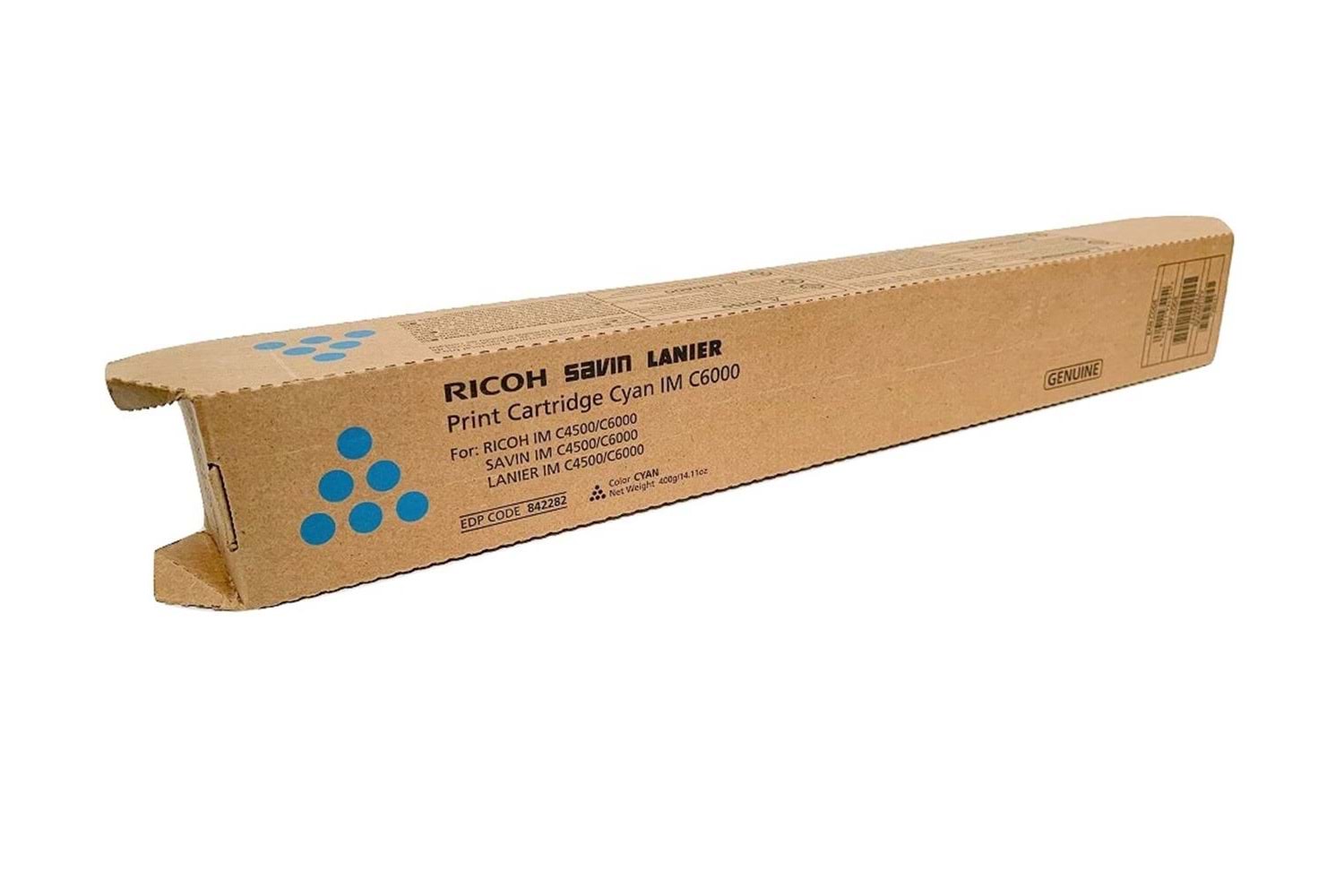 Ricoh IM C6000 Cyan Mavi Orjinal Fotokopi Toneri IM C4500-5500 22.500 Sayfa 