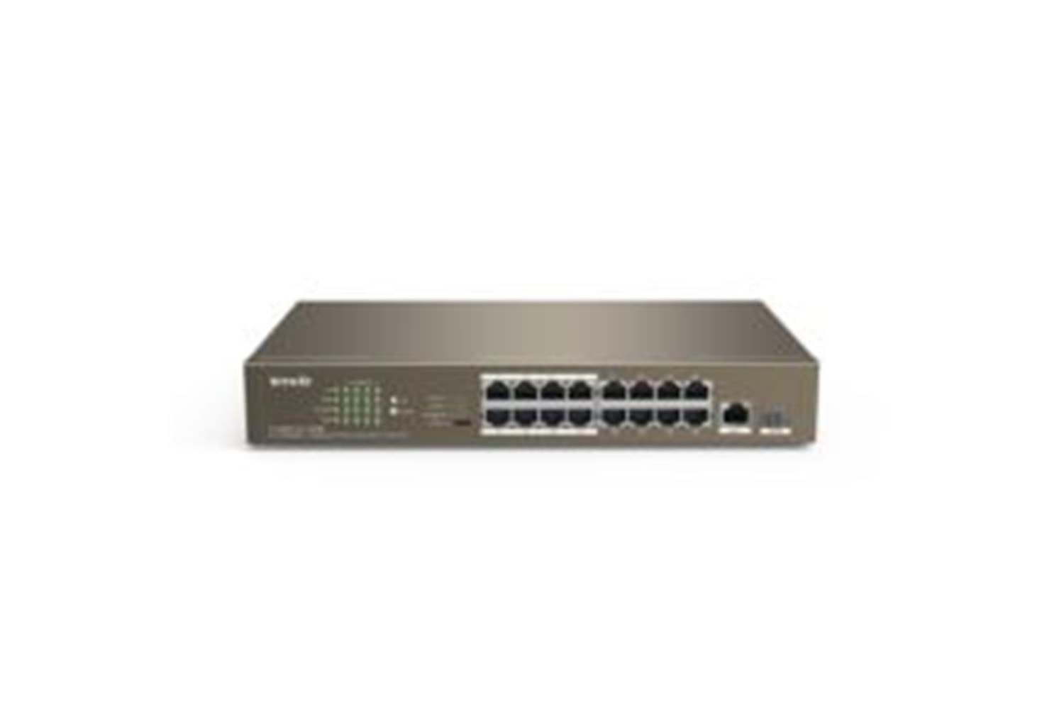 Tenda TEF1118P-16-150W 16 Port Poe+ 10-100 Switch Çelik Kasa Rack Mount