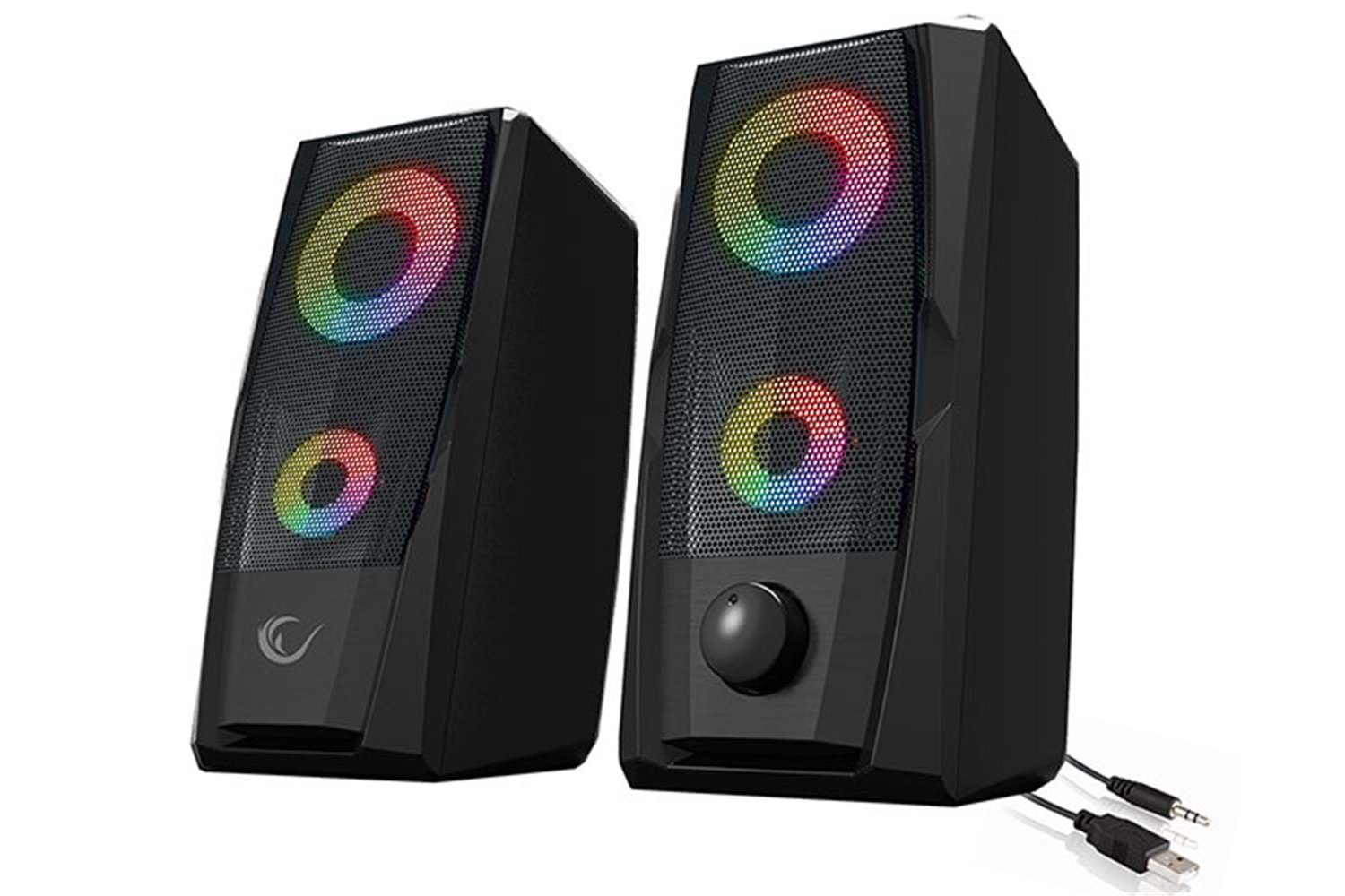 Rampage RMS-X9 2.0 RGB Işıklı Multimedia 5V 30dB Gaming Oyuncu Speaker