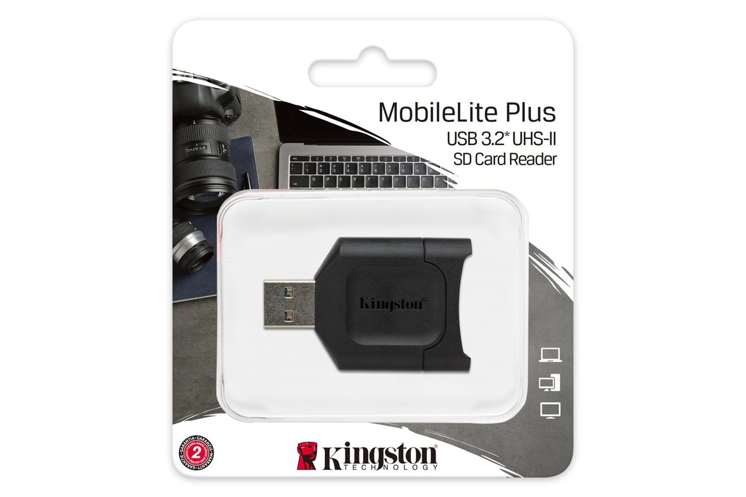 Kingston MLP MobileLite Plus USB 3.1 SDHC-SDXC UHS-II Card Reader