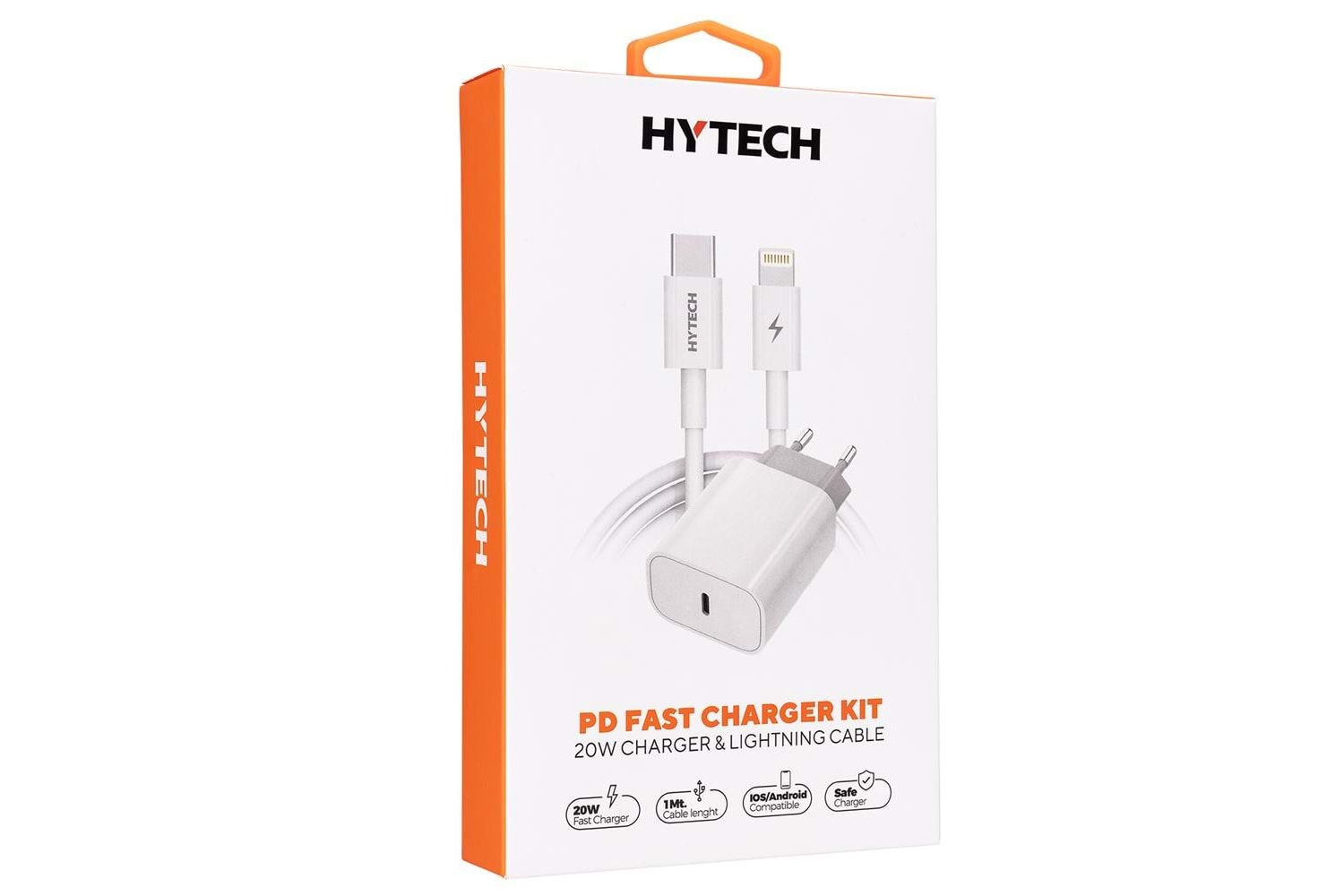 Hytech HY-XE40PD PD Kablo Seti 1PD 20W Hızlı Ev Şarj Adaptör