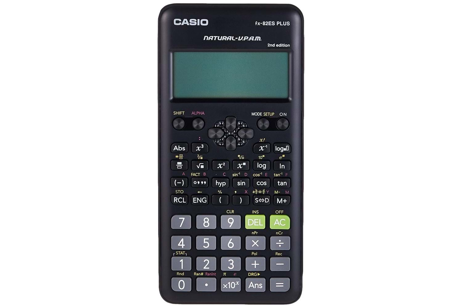 Casio FX-82ES Plus Siyah Bilimsel Fonksiyonlu Hesap Makinesi 2.Versiyon