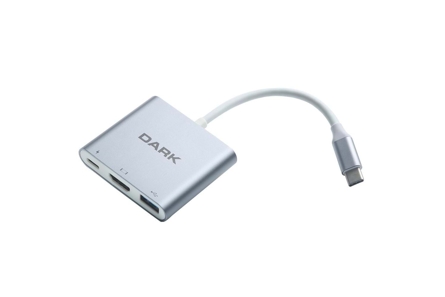 Dark DK-AC-U31X32 3in1 USB3.1 Type C Erkek-USB3.0-HDMI (4K UHD)-USB3.1 Type C Şarj